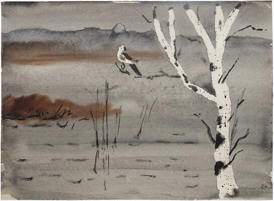 Ведерников Александр Семенович. Сорока на березе 